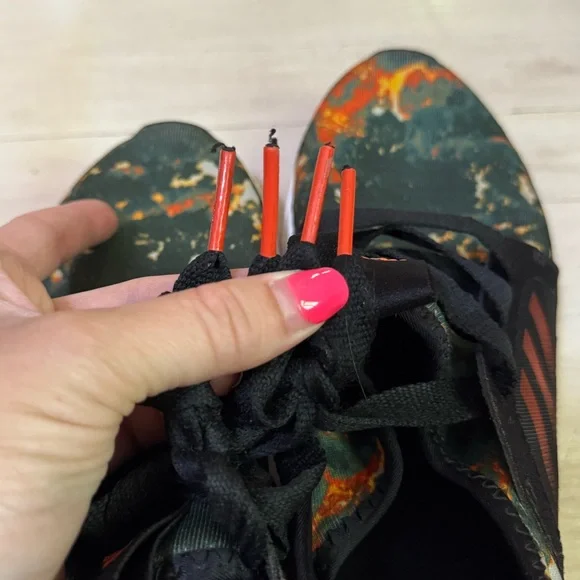 Adidas Sneakers - Black, Green, and Orange - Picture 7 of 7